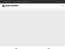 Tablet Screenshot of blackdiamondservicesllc.com
